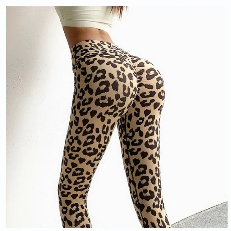 Leopard Print Yoga Pants - Empire P.E