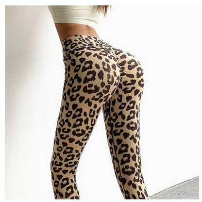 Leopard Print Yoga Pants - Empire P.E