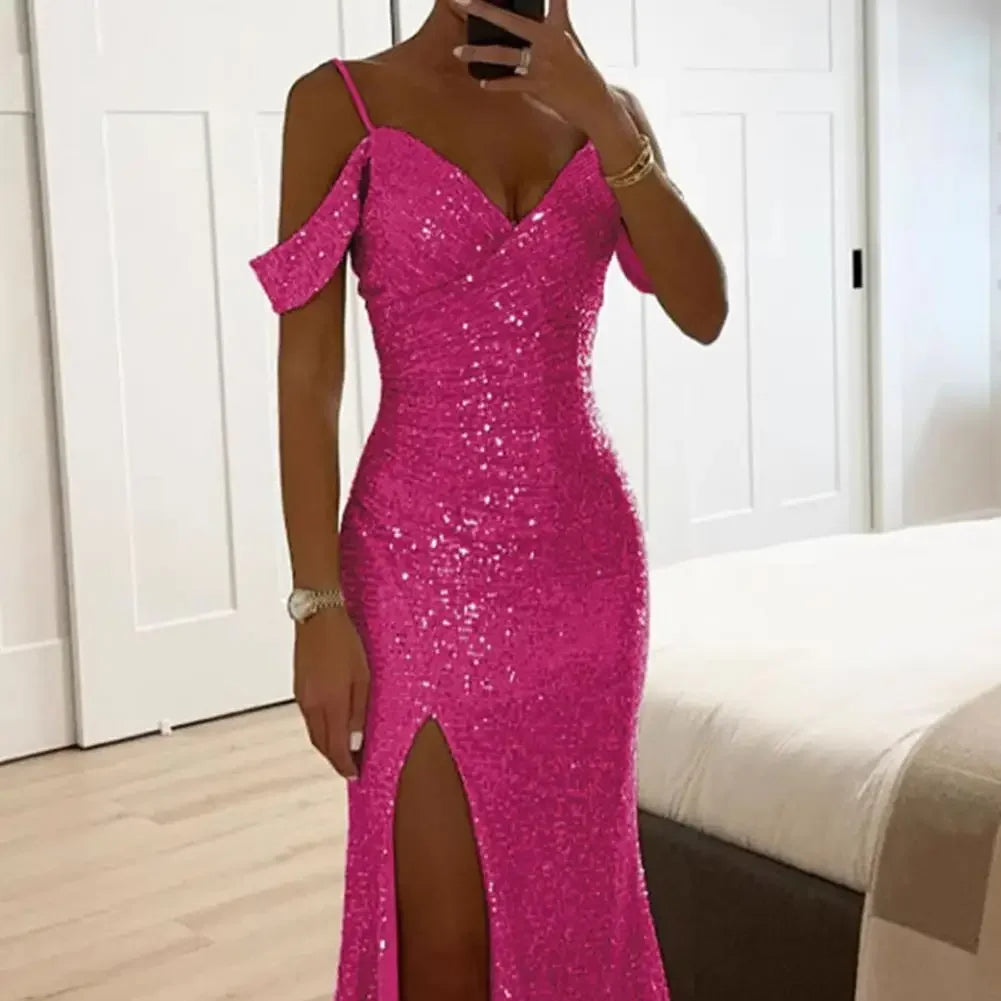 Women Sequin Suspender Dress Sexy Shiny - Empire P.E
