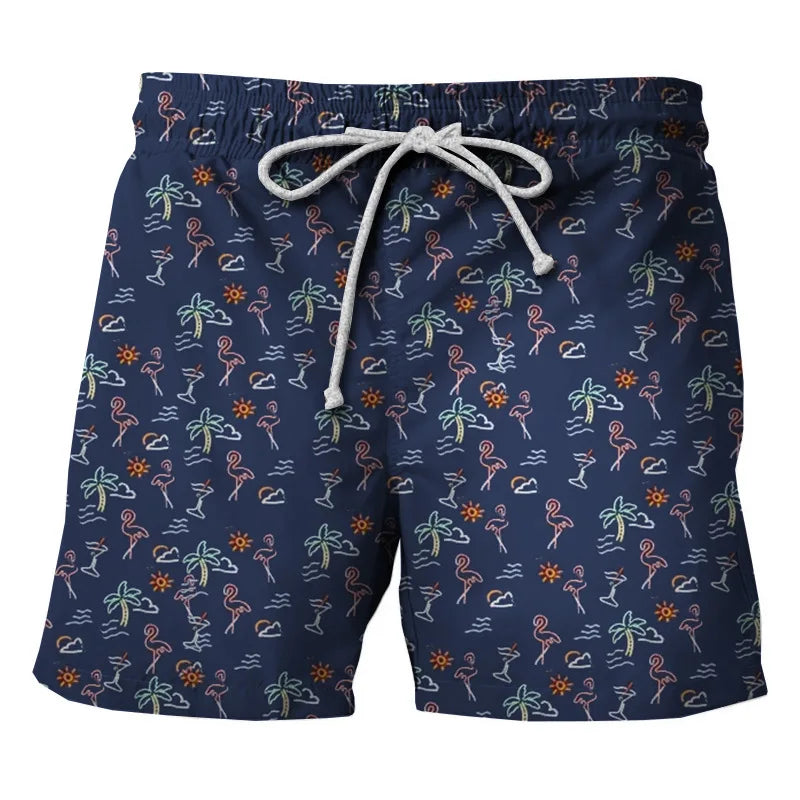 Summer Men's Quick Drying Hawaii Holiday Sports Swimming Trunks