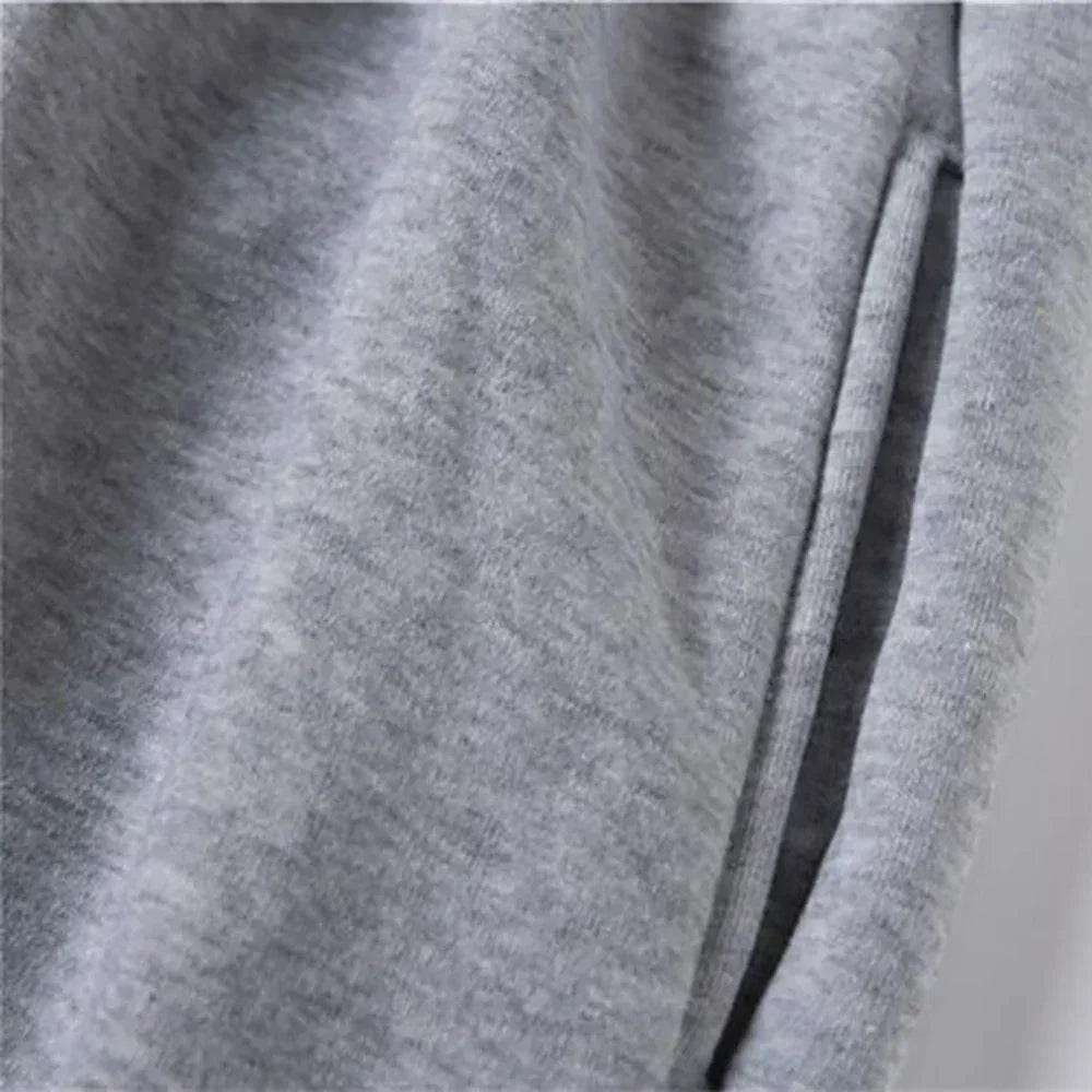 Men's Casual Sweatpants Fleece Sports Pants Unisex Fashion Solid Loose Trousers Streetwear Autumn Winter Jogging Fitness Pants - Empire P.E