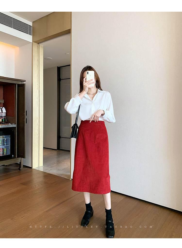 Plus Size Shirts Spring Summer Fashion Female Long Sleeve Loose Solid Blouse Tops Casual Chiffon Shirt Women Office Lady Shirts - Empire P.E