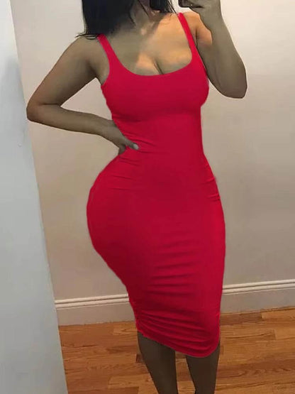 Summer Sexy Tank Top Dress European and American Plus Size - Empire P.E