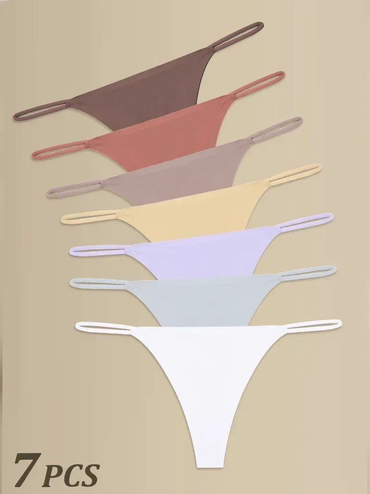 7Pcs/Set Women Seamless Thongs - Empire P.E