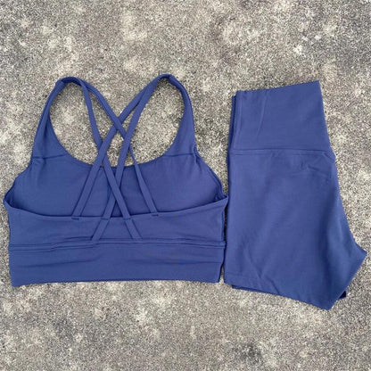 Yoga 2 Piece Gym Sports Shorts Set - Empire P.E