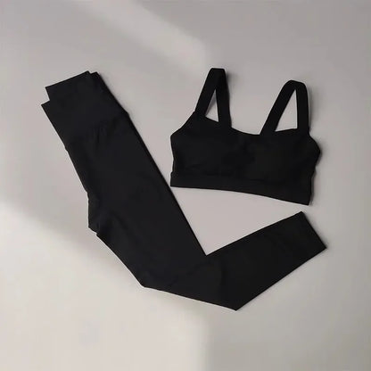 Women's Sports Bra High Waist Leggings - Empire P.E
