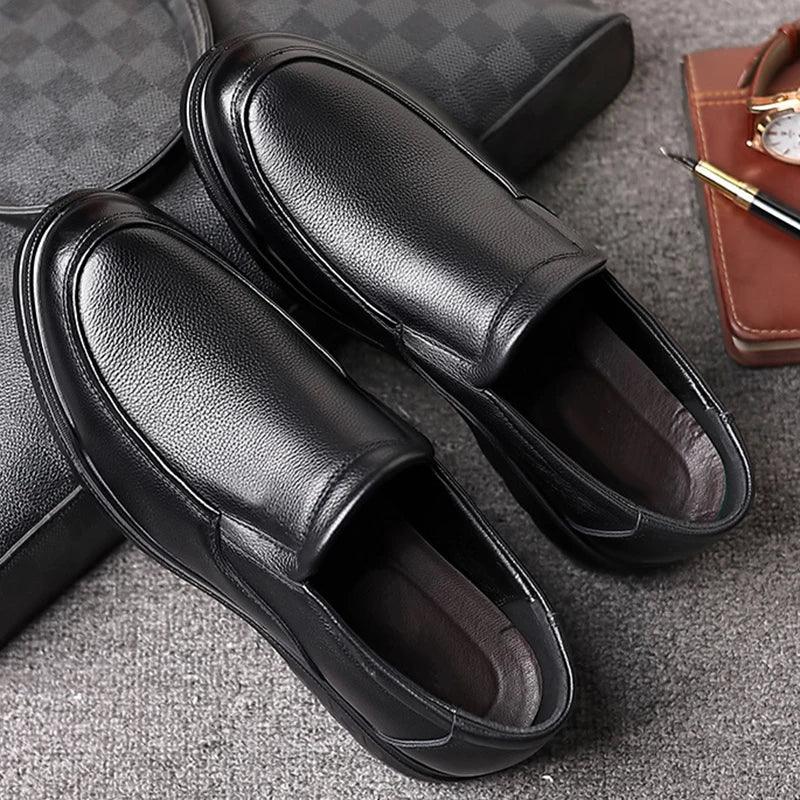 Leather Shoes for Men Dress Shoes Slip-on - Empire P.E