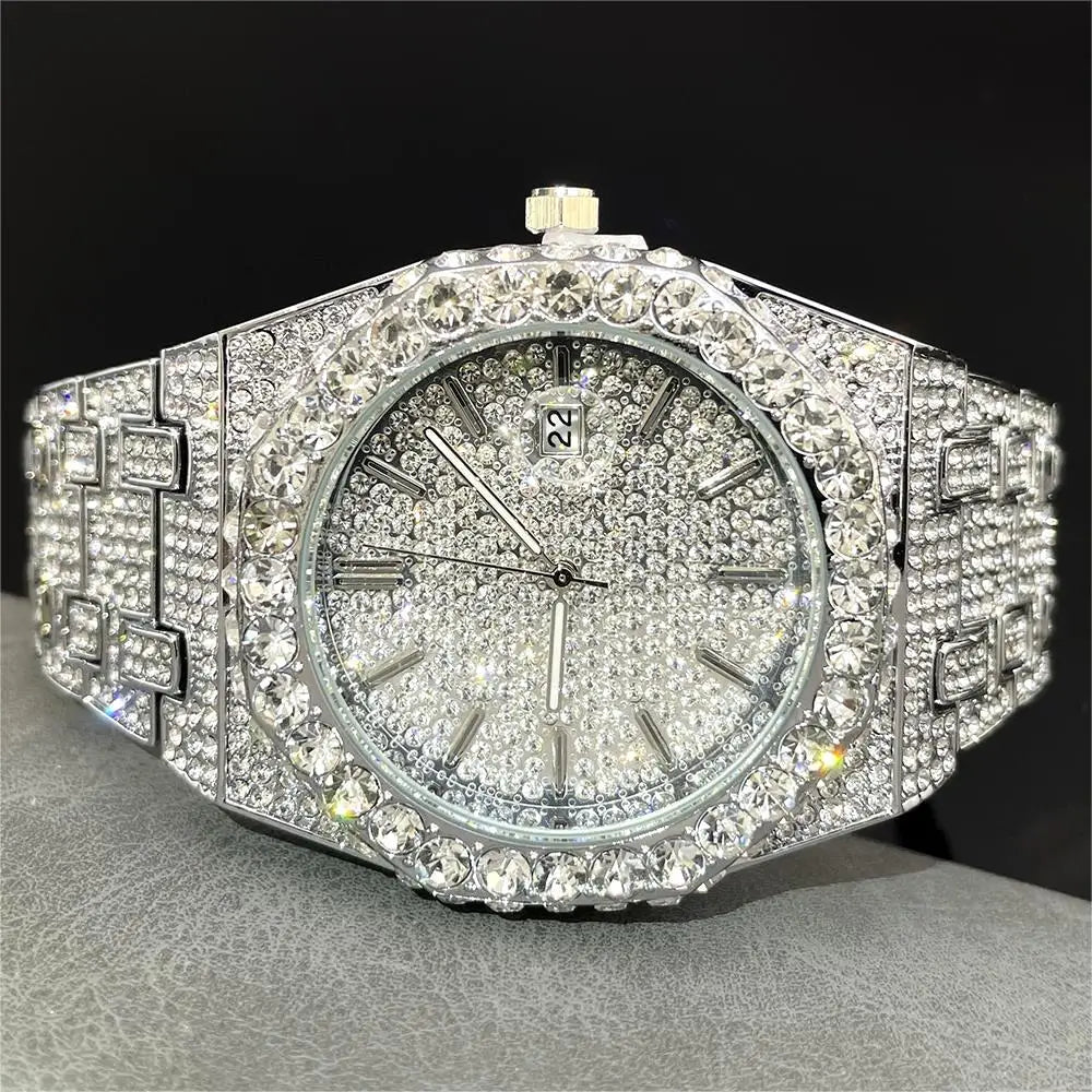 2025 New Luxury Brand Iced Watch