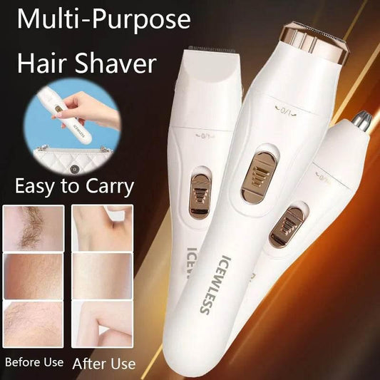 Electric Hair Trimmers for Women Waterproof Razor Painless Private Body Hair Removal Device shaver Bikini Arm Leg Face Shaving - Empire P.E