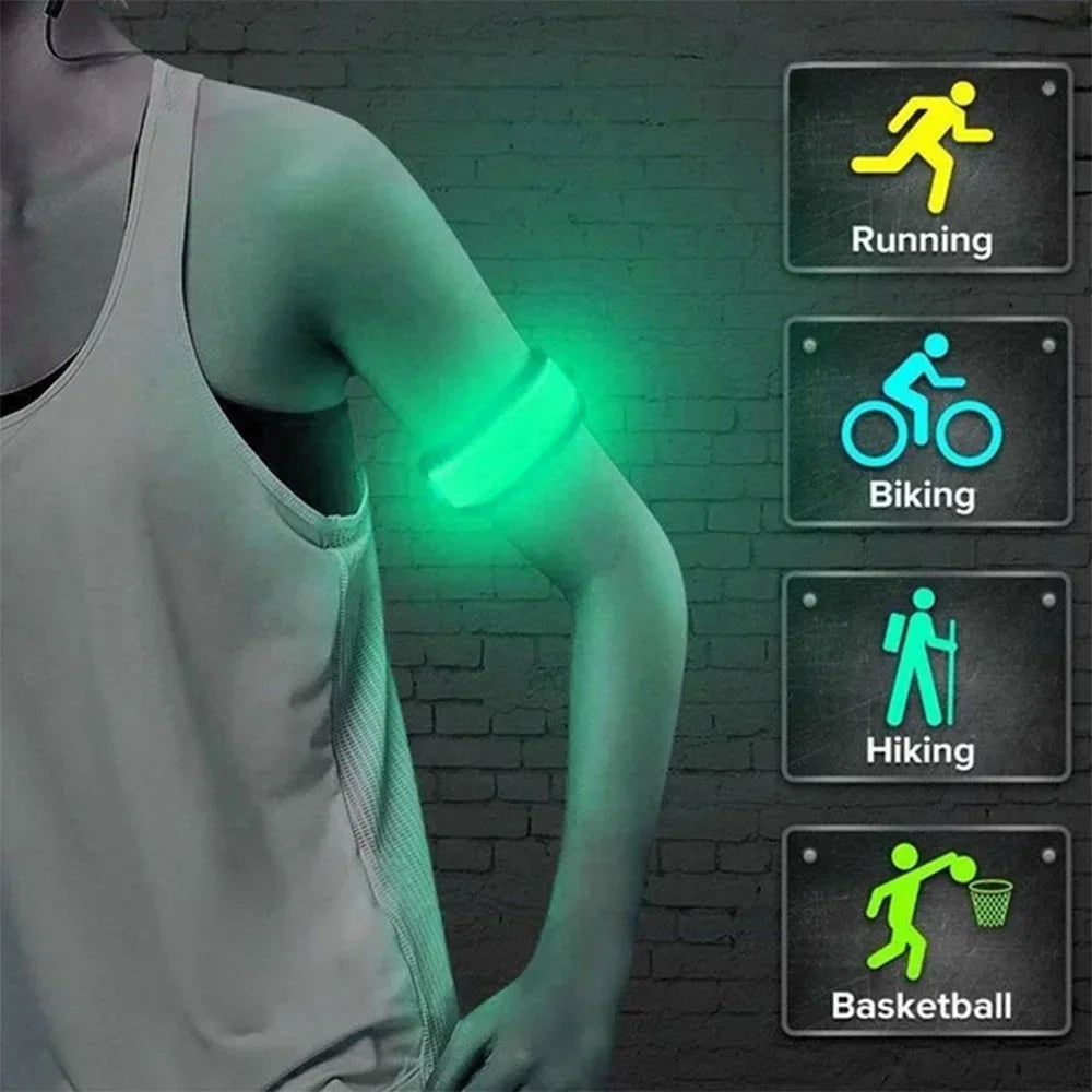 Armband LED Light USB Rechargeable Safety Belt