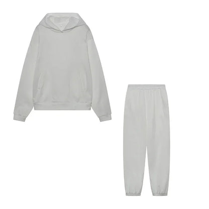 2023 Trend Casual Fashion Thickened Long-sleeved Sweater Pants Two-piece Suit