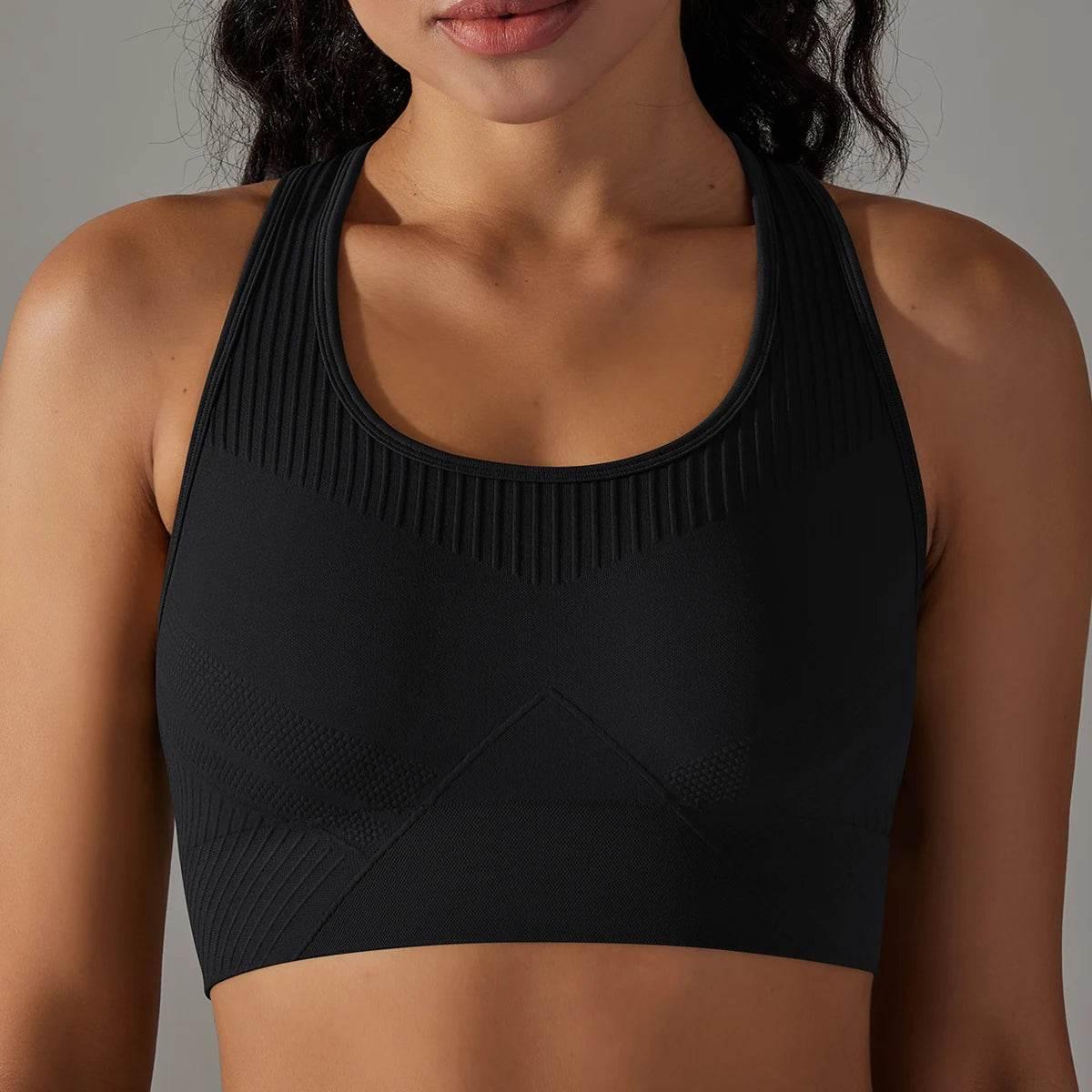 Women Yoga Set Seamless Gym Sportswear Long Seelves High Waist Leggings Sports Clothing Set Fitness Bra Vest Shorts Tracksuit - Empire P.E