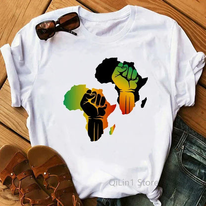 Black Girl Is Beautiful Magic T Shirt - Empire P.E