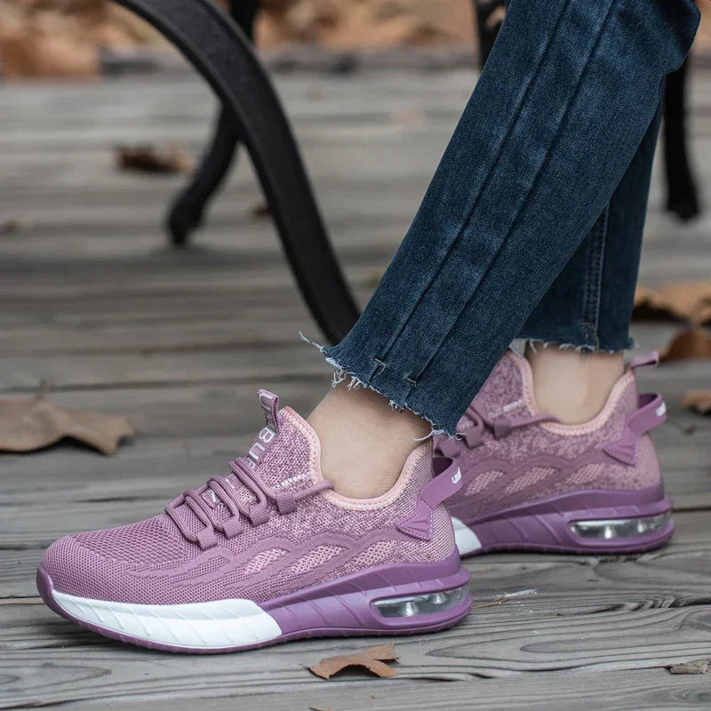 Women Safety Shoes For Work Safety Boots Breathable Steel Toe  Puncture Proof