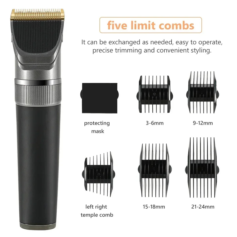 USB Rechargeable Electric Hair Clipper Hair Trimmer For Men - Empire P.E