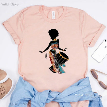 Black Girl Is Beautiful Magic T Shirt - Empire P.E