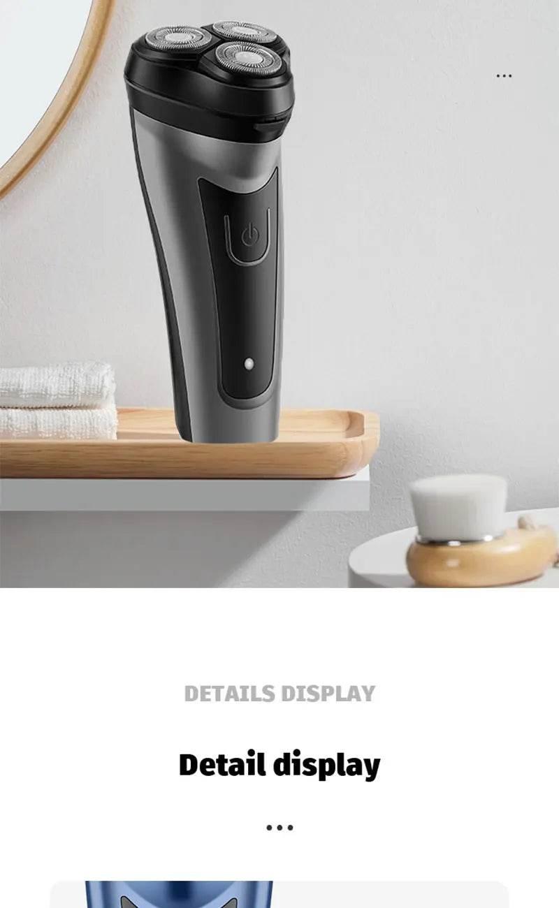 Shaver for Men USB Electric Shaver Powerful Beard Shaving Machine Electric Razor Rechargeable Waterproof - Empire P.E