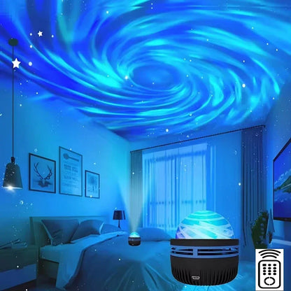 LED Galaxy Light Colorful Galaxy Sky Projector Bedroom Night Light - Empire P.E