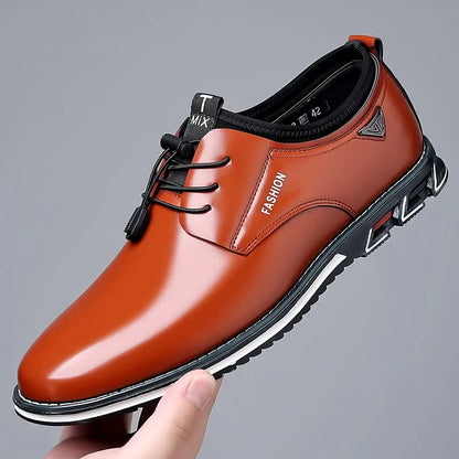 Mens Casual Oxford Pointed Toe Slip on Shoes - Empire P.E