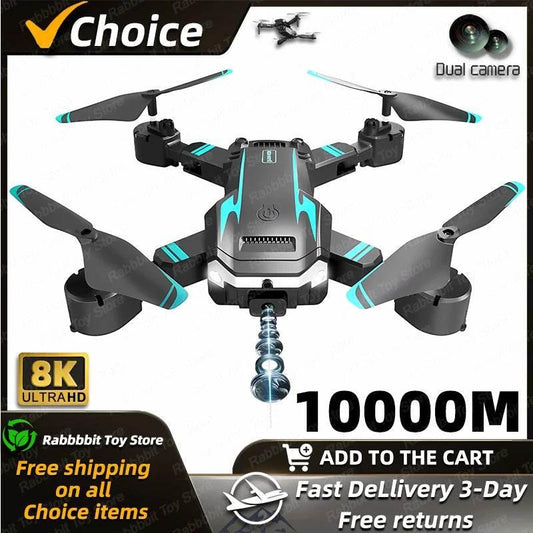 Newest S6 Max 8K Drone Professional Foldable Quadcopter Aerial HD Camera GPS RC Helicopter 10KM Obstacle Avoidance Sell Apron - Empire P.E