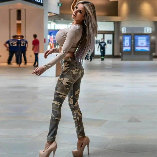 Camo Leggings Yoga Pants - Empire P.E