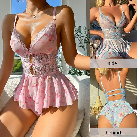 Sexy Lingerie Woman Floral Transparent - Empire P.E