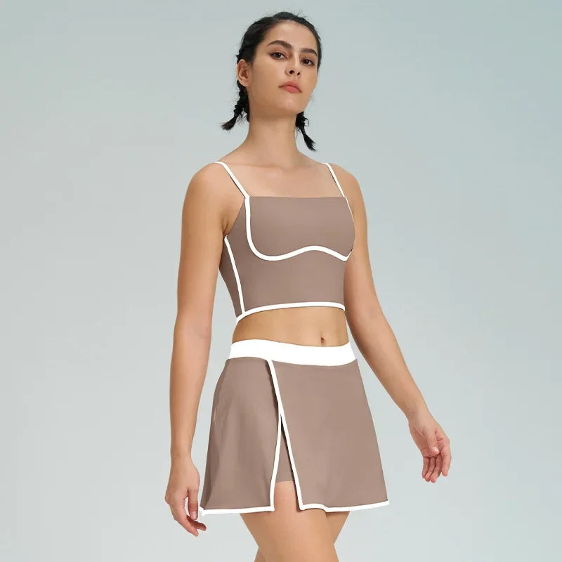 1/2PCS Yoga Set for Women Tennis Outfits - Empire P.E