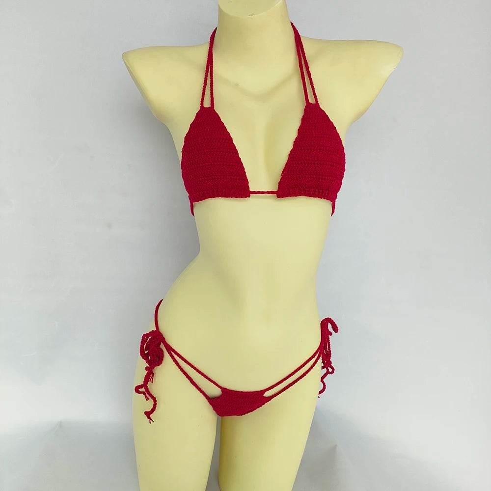 Women Micro Bikini Cotton Thong Swimsuit 2024 Beach Spa Sexy Bikini Set Swimming Suit - Empire P.E
