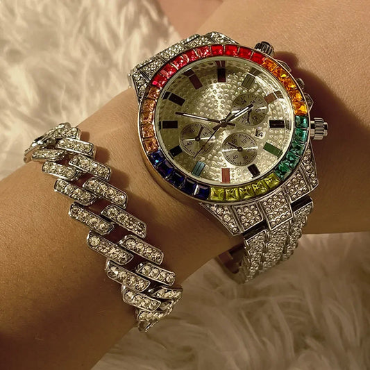 Women Quartz Watch Luxury Bracelet Chain Sets - Empire P.E