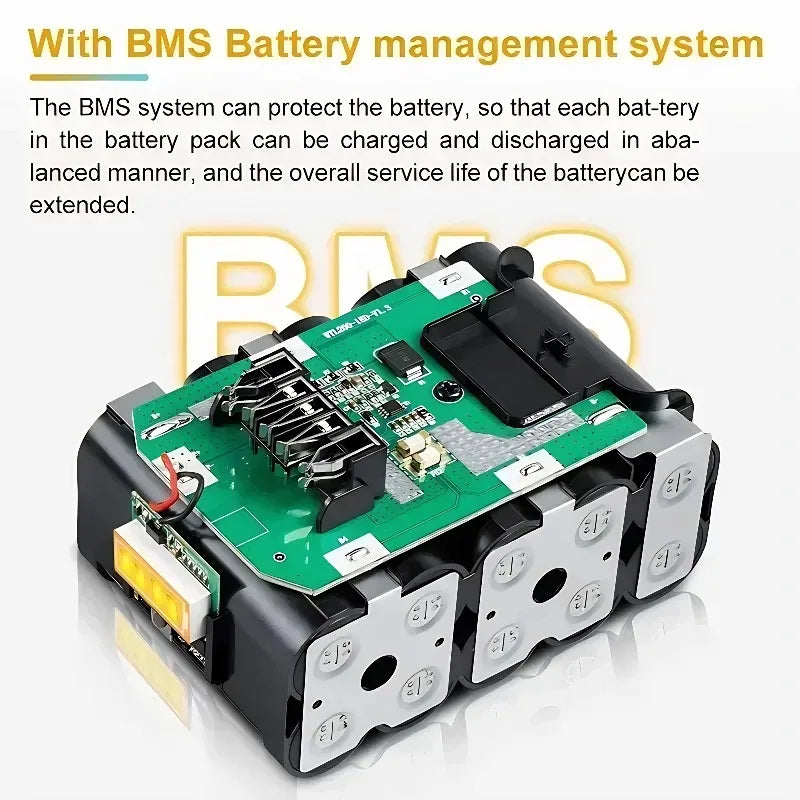 Replacement 20V Battery 12AH Rechargeable Lithium-ion Battery for DEWALT 20V Flexvolt DCB200 DCB201 DCB206 - Empire P.E