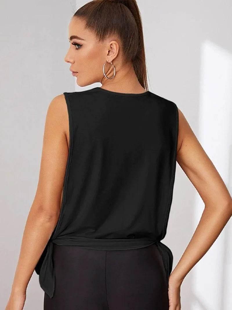 Women Gym Tops Sleeveless Yoga Tops Vest Sports Top Fitness Sport Shirt Gym Yoga Tops Female Yoga T-Shirts Loose Sport Shirts - Empire P.E