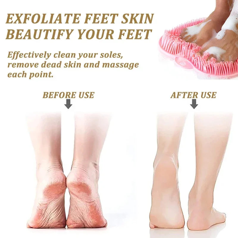 Shower Foot Back Scrubber Silicone - Empire P.E