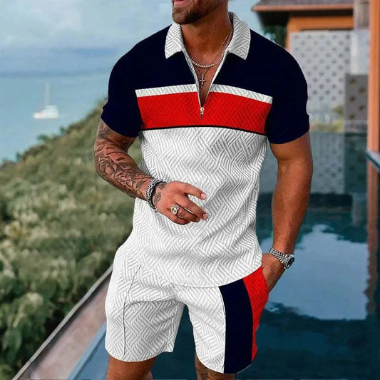 Men's Summer suit Polo Tracksuit Set - Empire P.E
