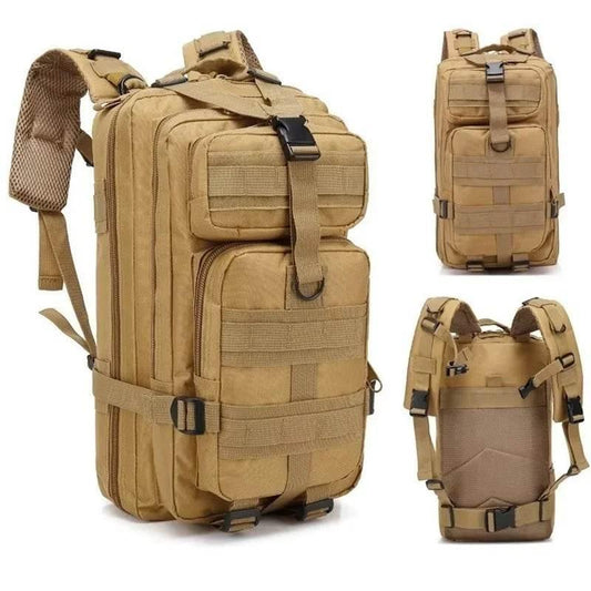 Men's Classic Tactical Backpack Travel Sports Camouflage Bag Outdoor Climbing Hunting Backpack Fishing Hiking Nylon 3P Pack Bag - Empire P.E