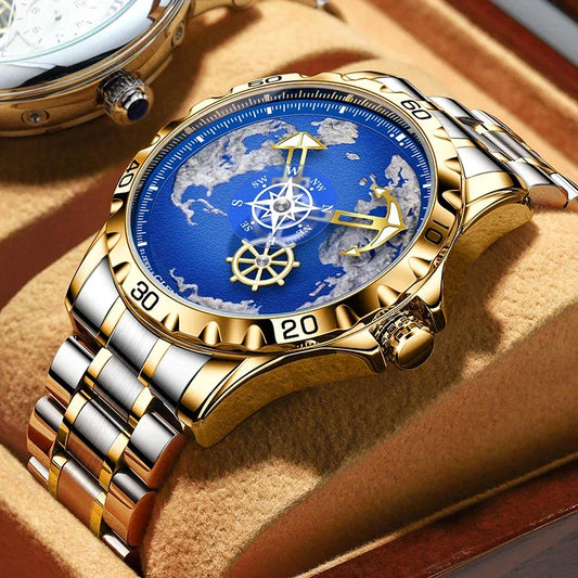 Men's Nautical Glowing Waterproof Mechanical Watch