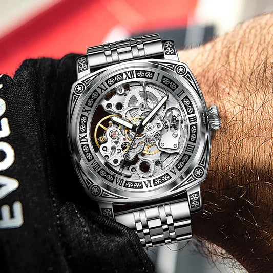 Men's Luxury Stainless Steel Waterproof Watch