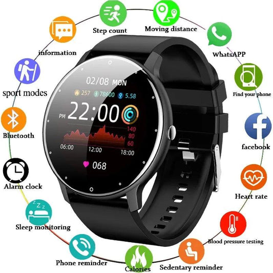 LIGE Smart Watch Men or Women Full Touch Screen Sport Fitness Watch - Empire P.E