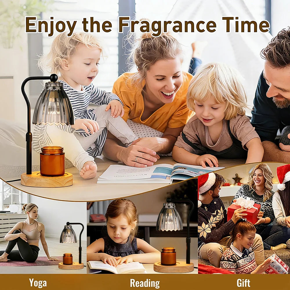 Candle Warmer Lamp with Timer Dimmable Wax Warmer Lamp