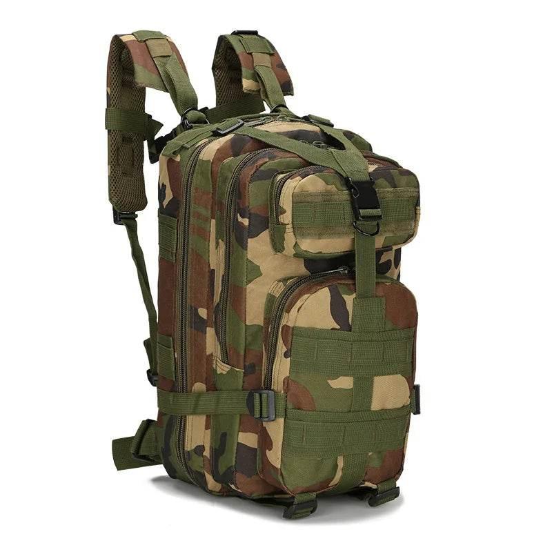 Men's Classic Tactical Backpack Travel Sports Camouflage Bag Outdoor Climbing Hunting Backpack Fishing Hiking Nylon 3P Pack Bag - Empire P.E