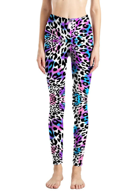 Leopard Leggings Printed High Waist - Empire P.E