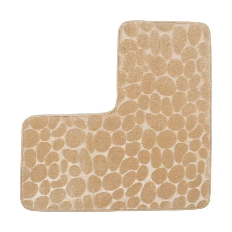 Bathroom Rug L-Shaped Bath Mat - Empire P.E