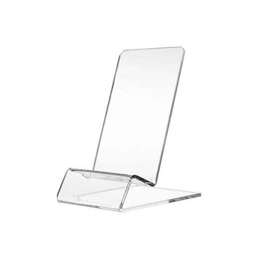New Portable Acrylic Phone Holder Transparent Rack Stand Display Stand Desk Organizers Office Accessories Cell Phone Holder