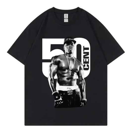 Rapper 50 Cent Graphic T Shirts Fashion Hip Hop Vintage - Empire P.E