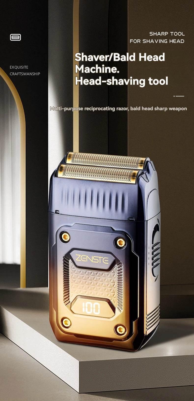 Men's shaver, practical oil head whitening device, hair cutting and shaving head divine tool, electric shaver special - Empire P.E