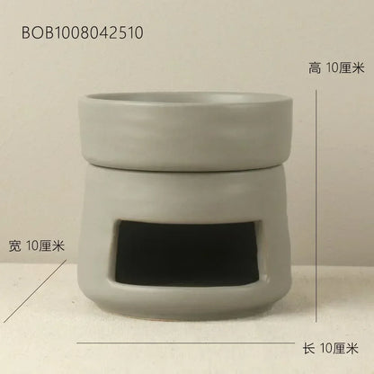 Exquisite ceramic craftsmanship candle holder wax oil burner