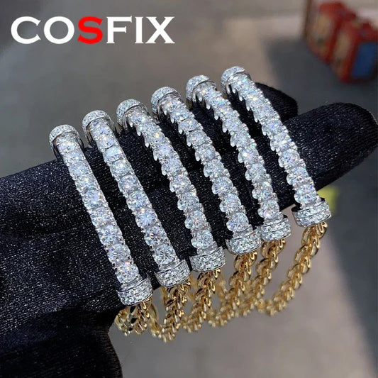 Luxury Women's Moissanite Bracelet s925 For Women D Color - Empire P.E