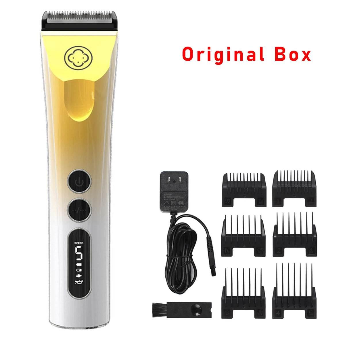 Madeshow 982F 986F Newest Rechargeable High Speed Motor Cordless Waterproof Detachable Electric Body Hair Trimmer for Men - Empire P.E