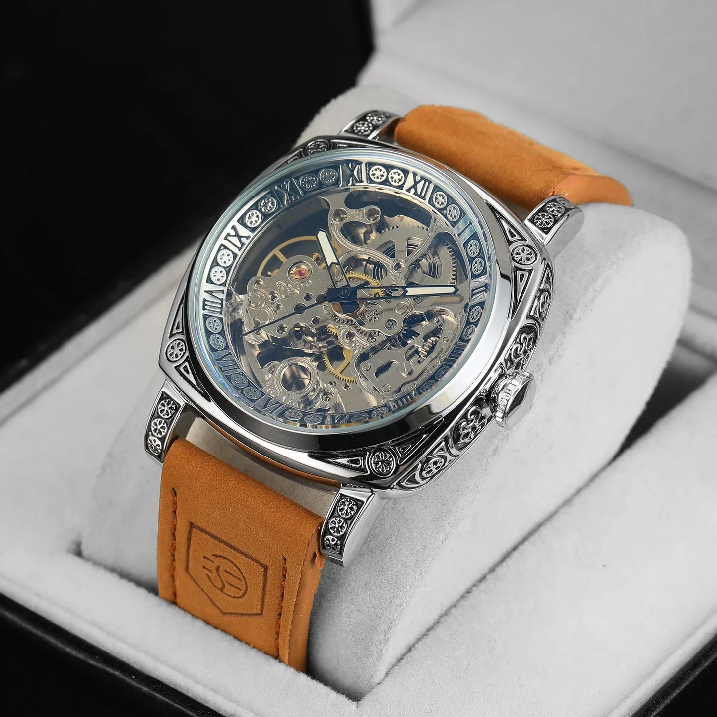 Royal Retro Skeleton Automatic Mechanical Watch