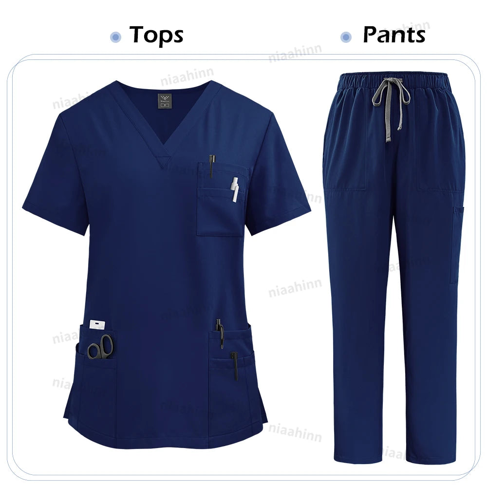 Elastic Scrub Uniform Set - Empire P.E
