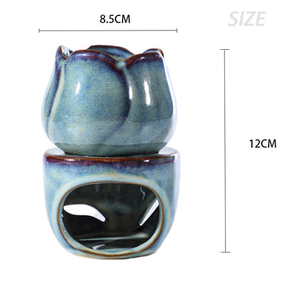 Tulip Ceramic Essential Oil Incense Burner
